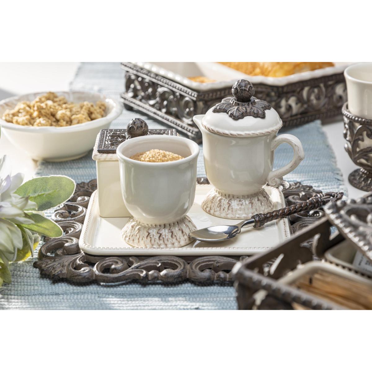 Acanthus Stoneware Coffee Service Set
