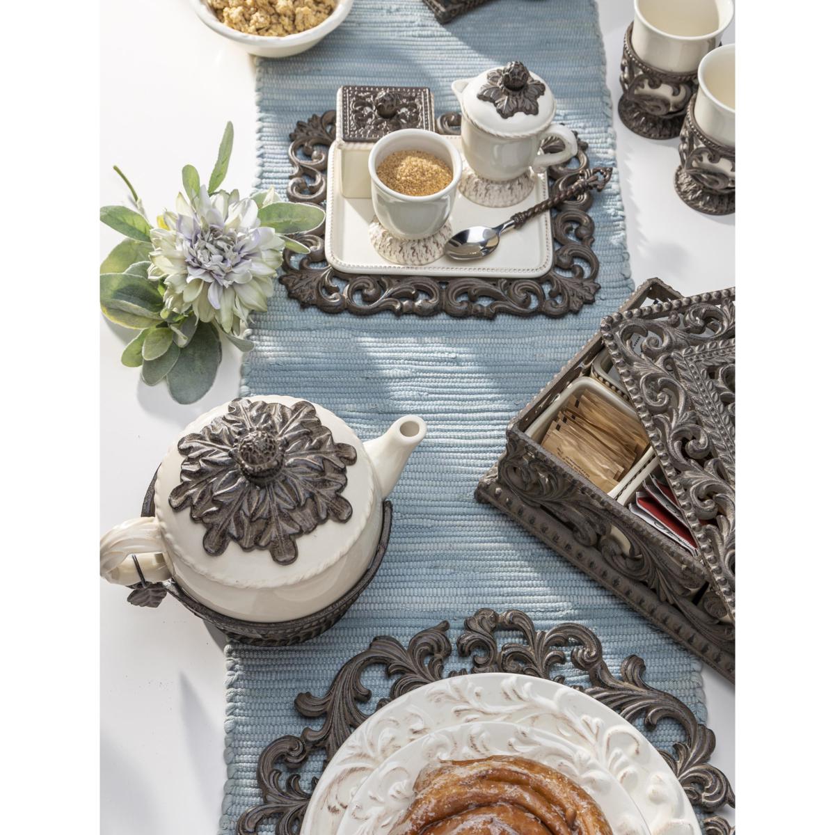 Acanthus Stoneware Coffee Service Set