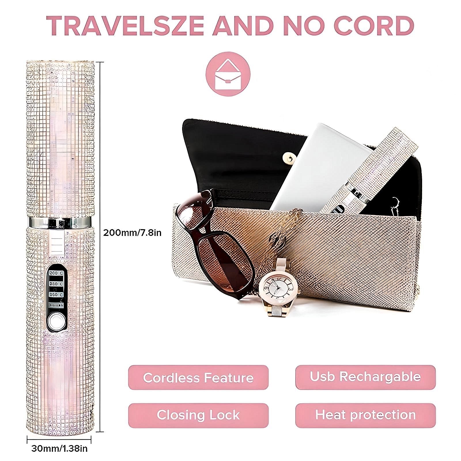 GlamSwirl Cordless Styler