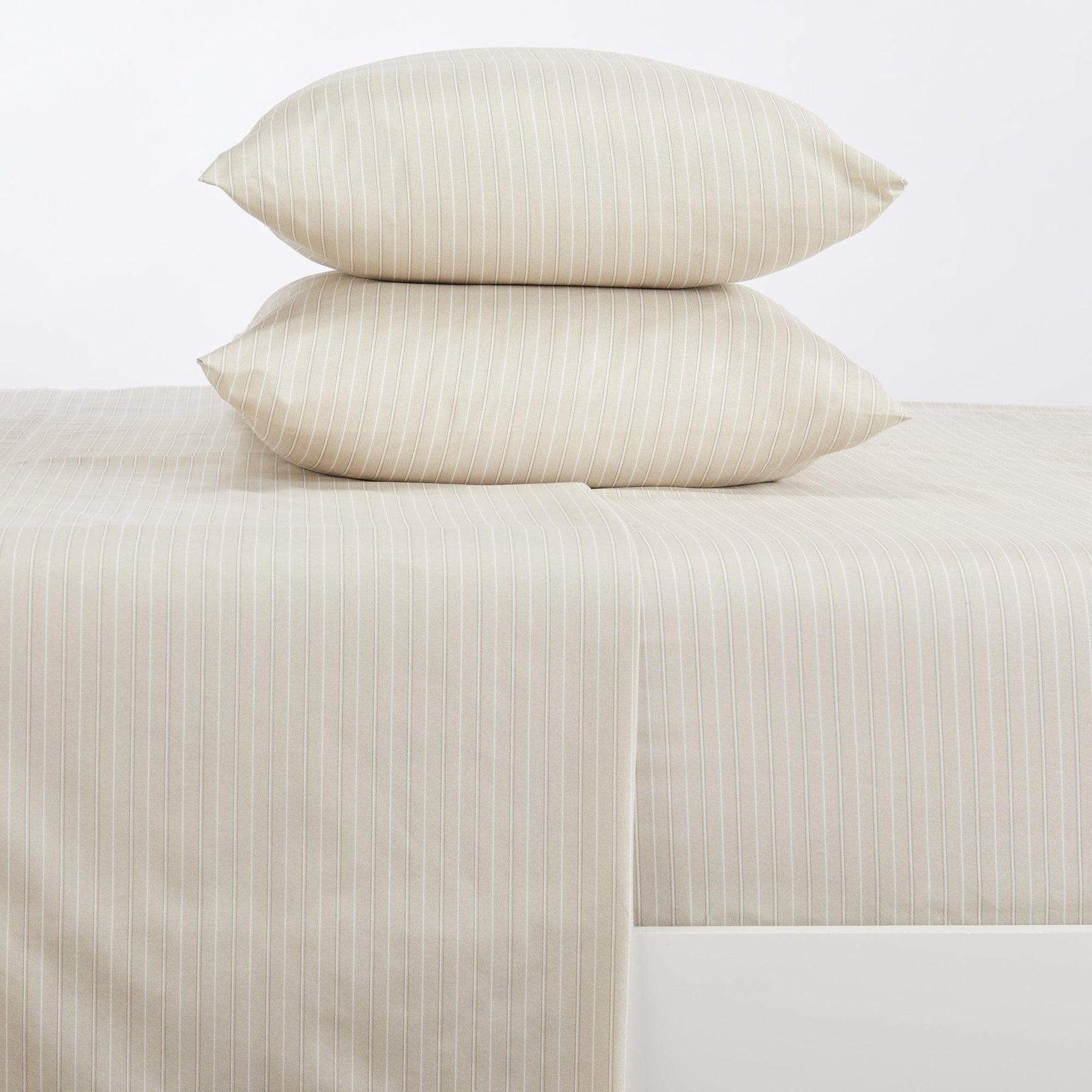 Microfiber Stripe Sheet Set - Adeline Collection
