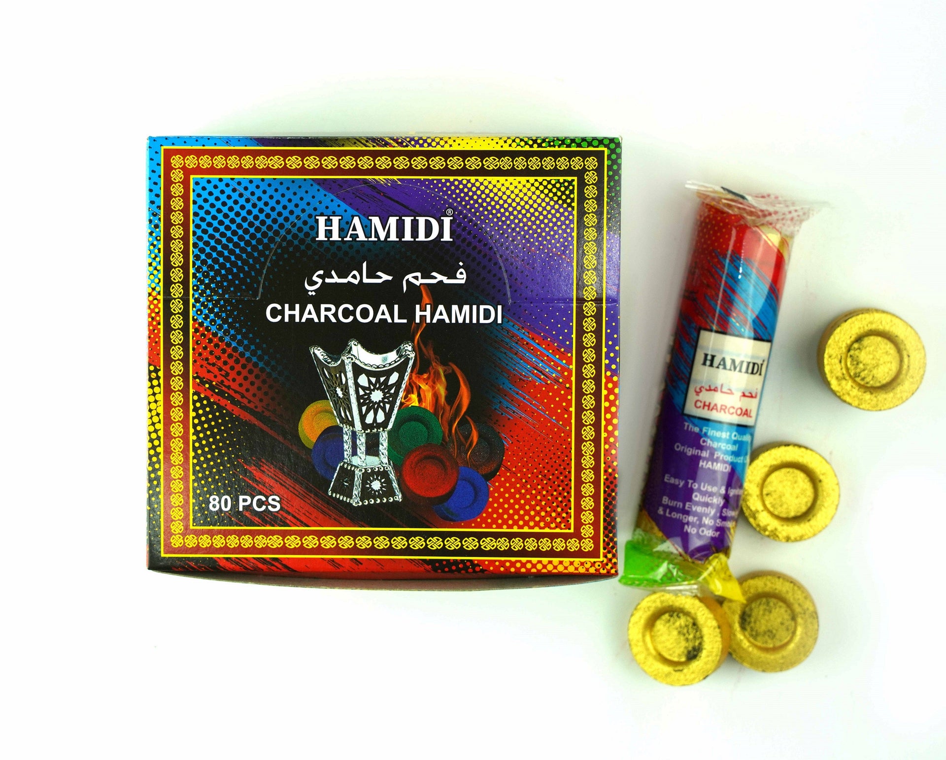 Gold Coal Sleeve For Burning Incense