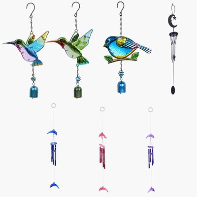 Handmade Bird Wind Chime For Wall Window Door Wind Bell Hanging Ornaments Vintage Handmade Bird Wind Chime for Wall Window Door Wind Bell Hanging Ornaments Vintage Home Decoration Crafts