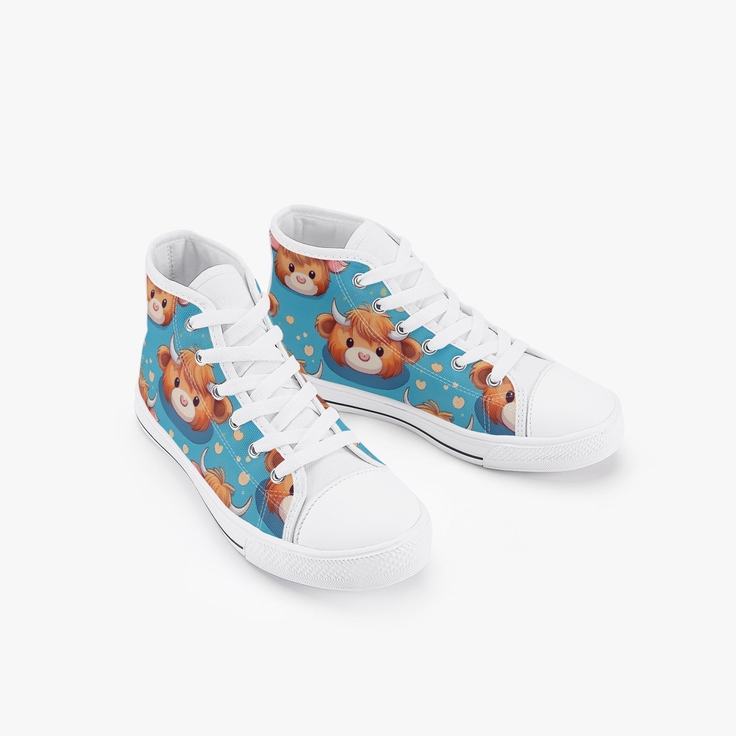 Highland Cow Kids High Top
