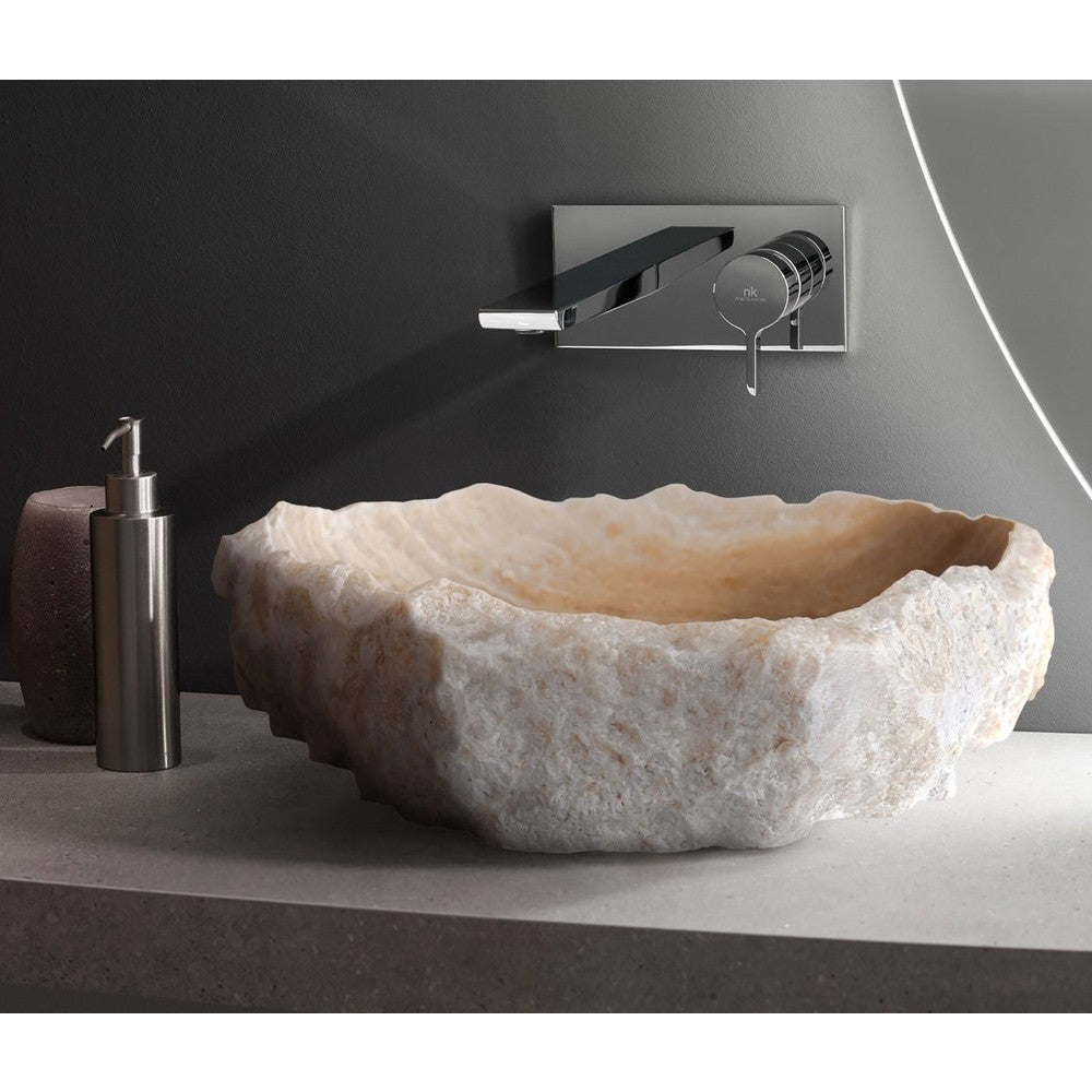 Honey Onyx Translucent Natural Stone Vessel Sink (W)19