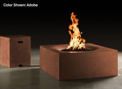 Slick Rock Concrete - Horizon Series 36-Inch Square Fire Table KHF36
