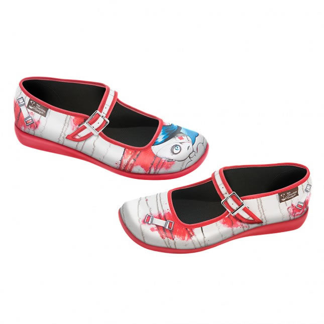 Hot Chocolate Design Horror Lolita Mary Jane Flat