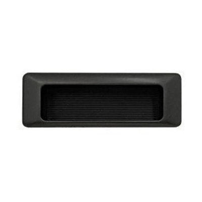 Recessed Matte Black Drawer Pulls