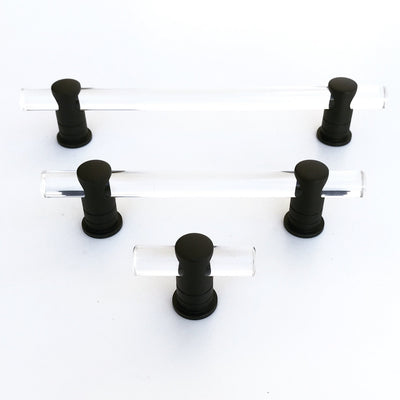 Matte Black and Lucite