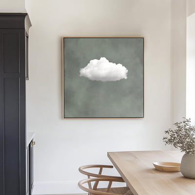 Sage Green Cloud Wall Art