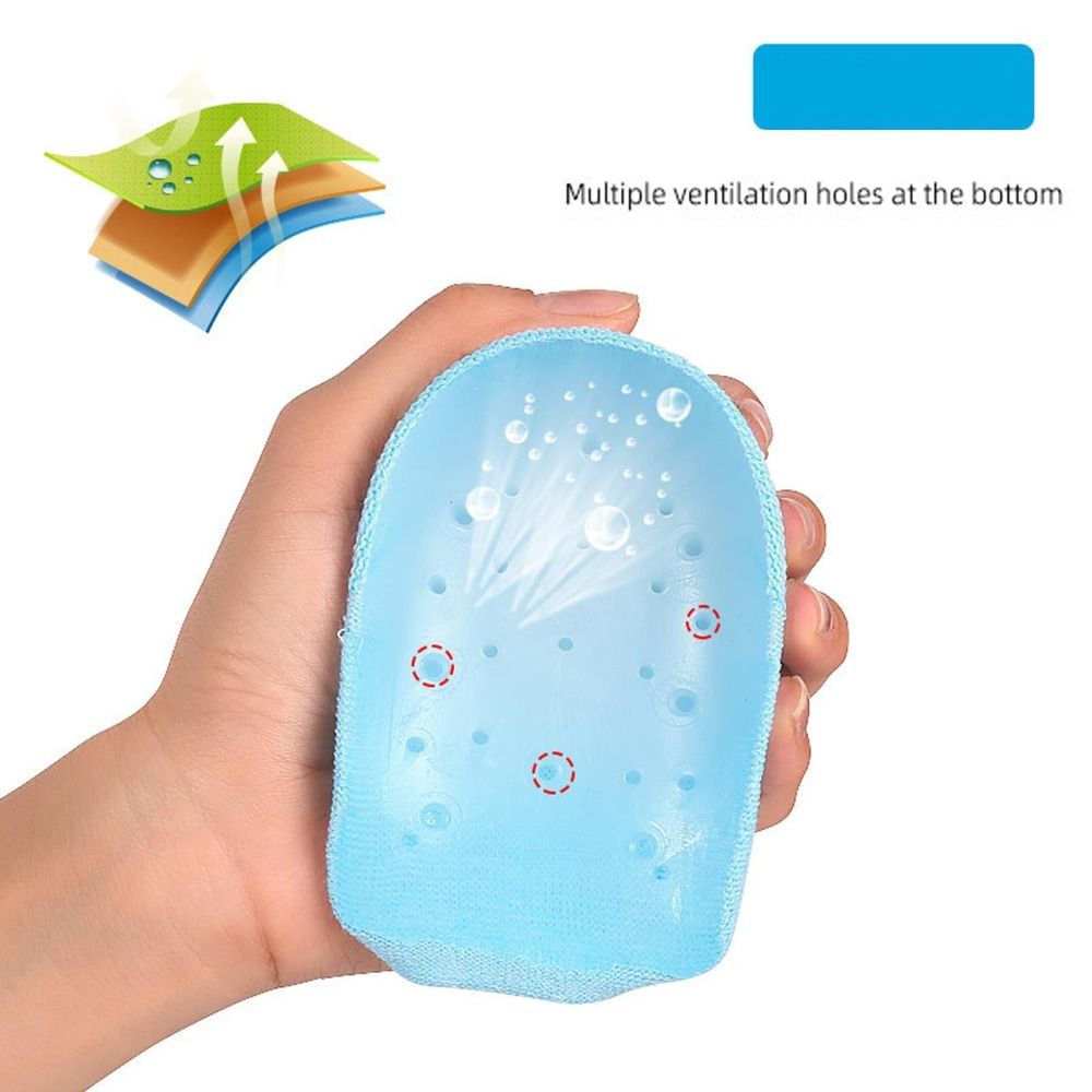 Inner sock pads men's and women's heel covers sports anti slip SEBS semi pad biomimetic thickened sock covers