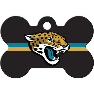 Jacksonville Jaguars NFL Pet ID Tag - Large Bone