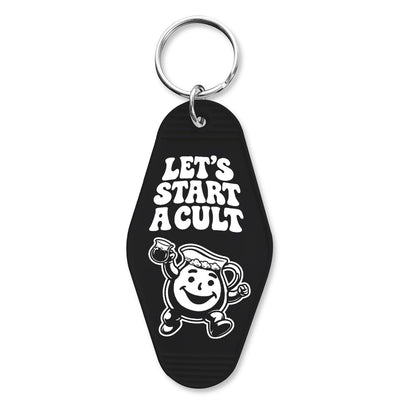 Let's Start a Cult Room Keychain