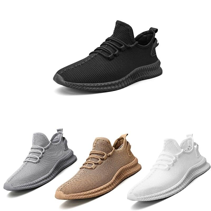 Light Running Comfortable Casual Men's Sneaker Breathable Wear-Resistant Outdoor Walking Men Sport Non Slip Athletic Fashion Sneakers Mesh Workout Casual Sports Sneakers