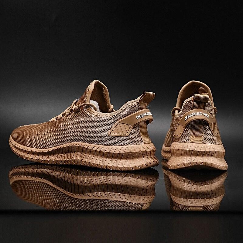 Light Running Comfortable Casual Men's Sneaker Breathable Wear-Resistant Outdoor Walking Men Sport Non Slip Athletic Fashion Sneakers Mesh Workout Casual Sports Sneakers