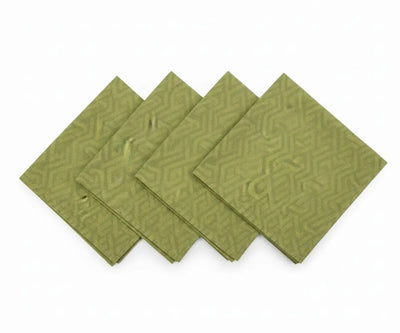 Gold and Green Napkins
