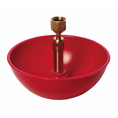 Little Giant Automatic Poultry & Chick Fountain ā Continuous Flow Chicken & Game Bird Waterer with Brass Valve