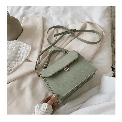 Luxury Snow White Crossbody Bags For Women And Girls Small PU Leather Handbag - Ladies Designer Evening Bags