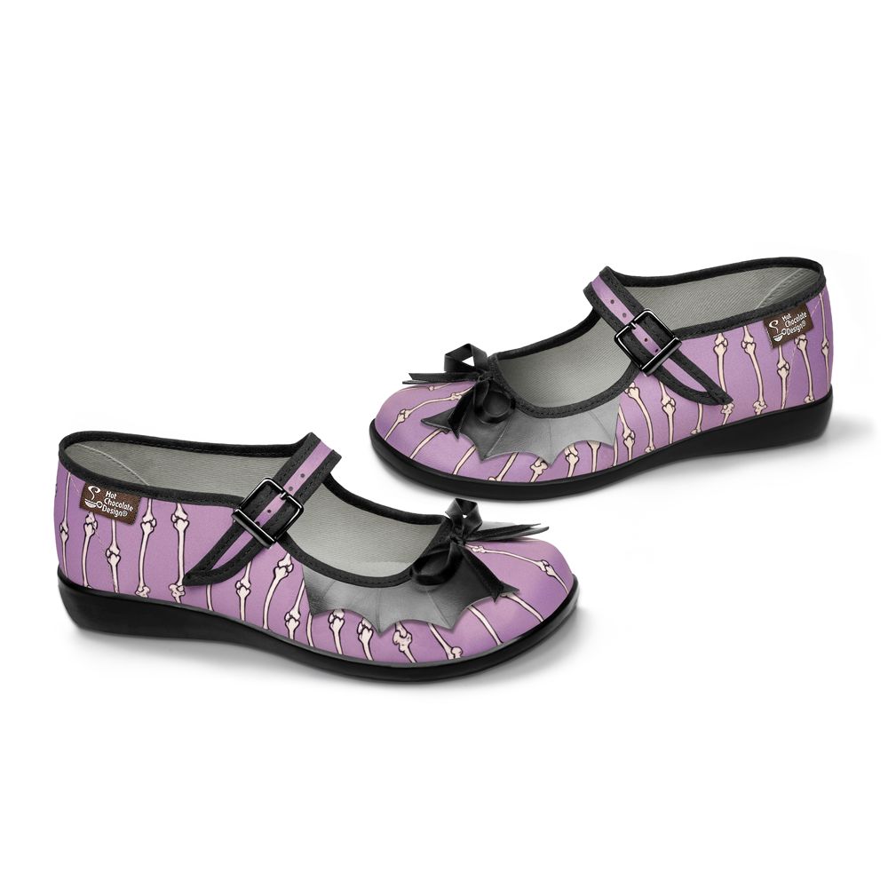 Hot Chocolate Design Betty Bones Mary Jane Flat