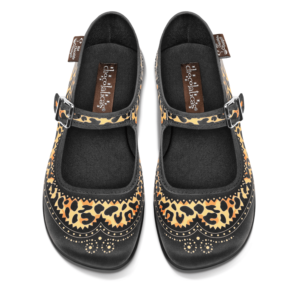 Hot Chocolate Design Classic Brogue - Leopard - LAST SIZE US5/VZ35