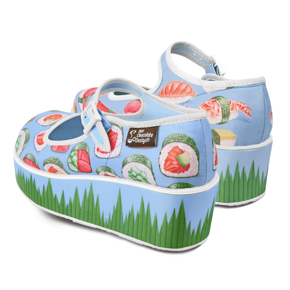 Chocolaticas® Sushi Women's Mary Jane Platform - LAST 2 SIZES US 5