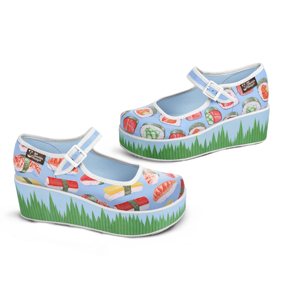 Chocolaticas® Sushi Women's Mary Jane Platform - LAST 2 SIZES US 5