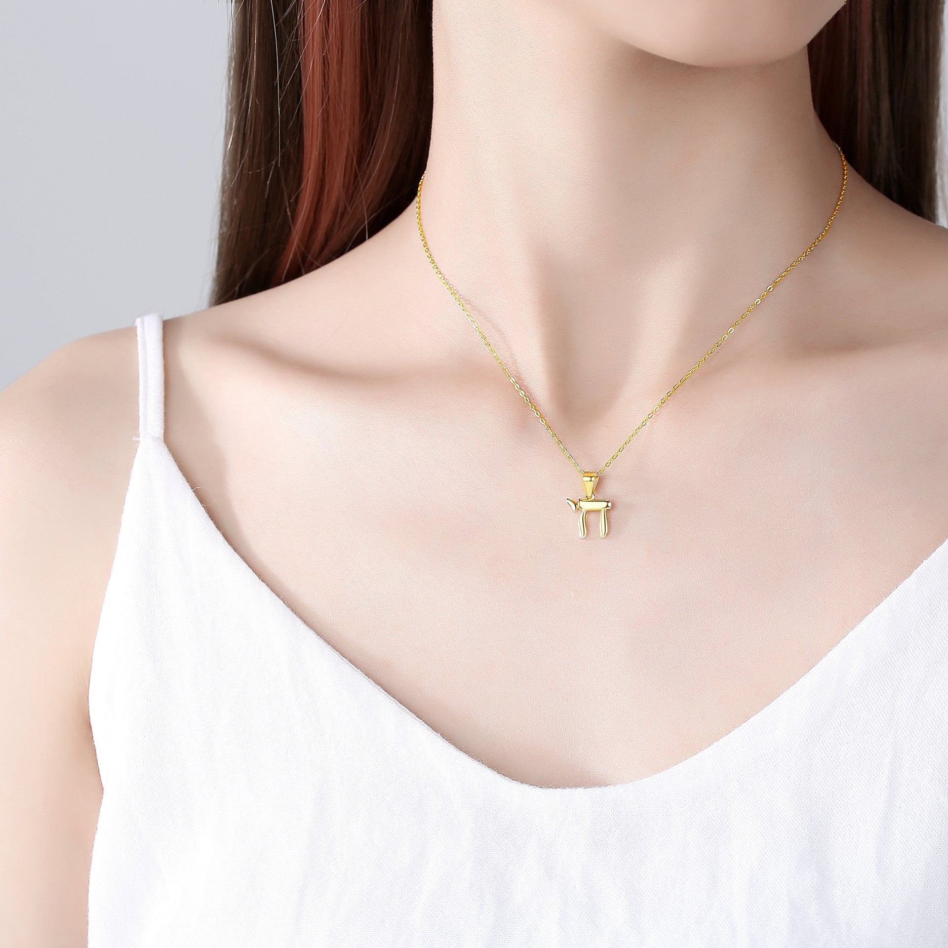 Silver Chai Necklace