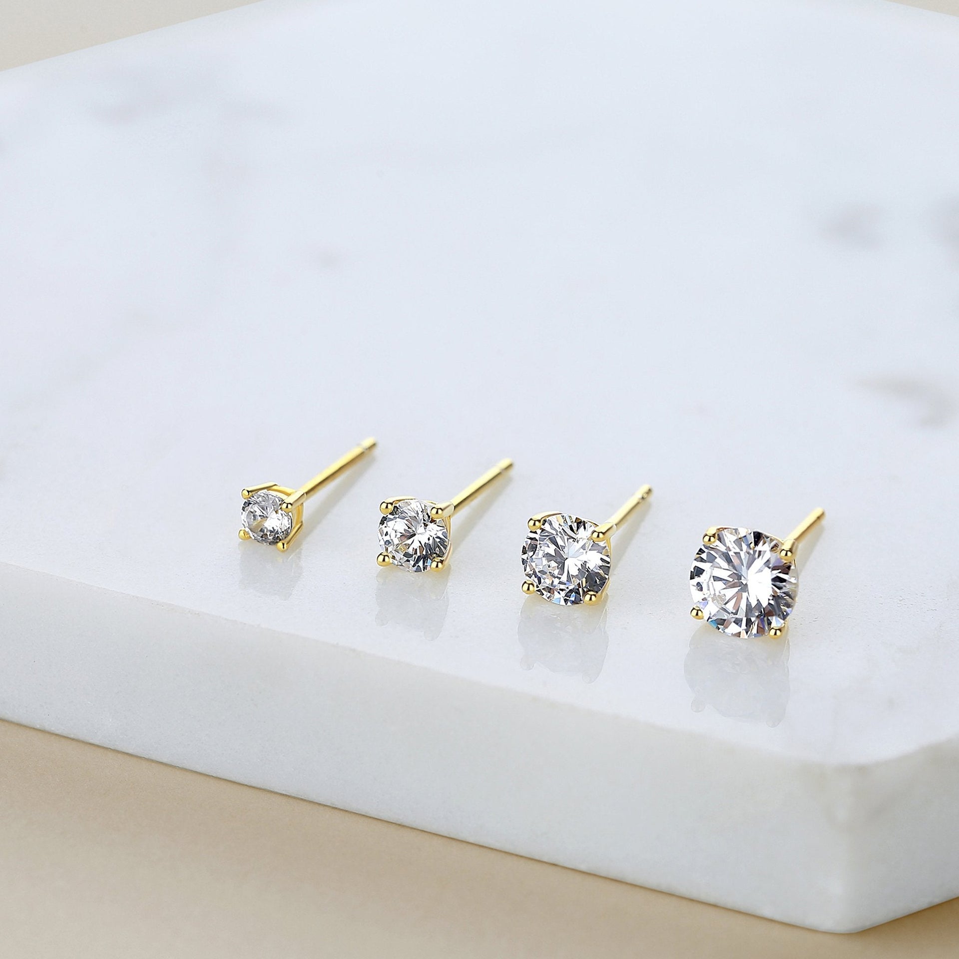 Silver Stud Earrings