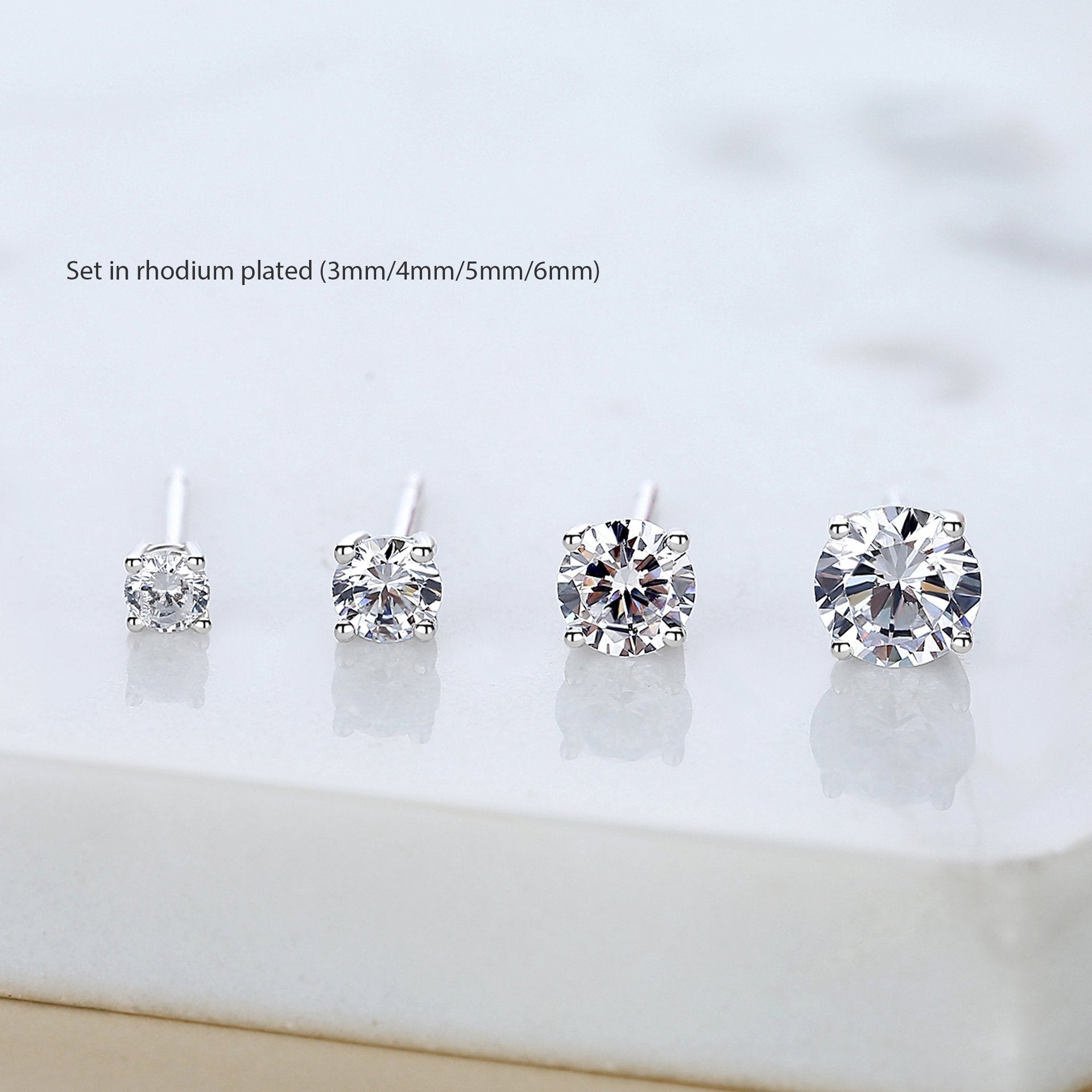 Silver Stud Earrings
