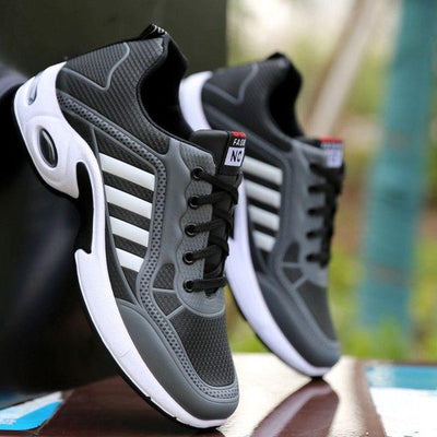 Men's Leather Autumn Shoes Casual Sneakers Tennis Fashion White Trainers Sneakers Casual Leather Fashion Sneakers Breathable Sports Running Sneakers