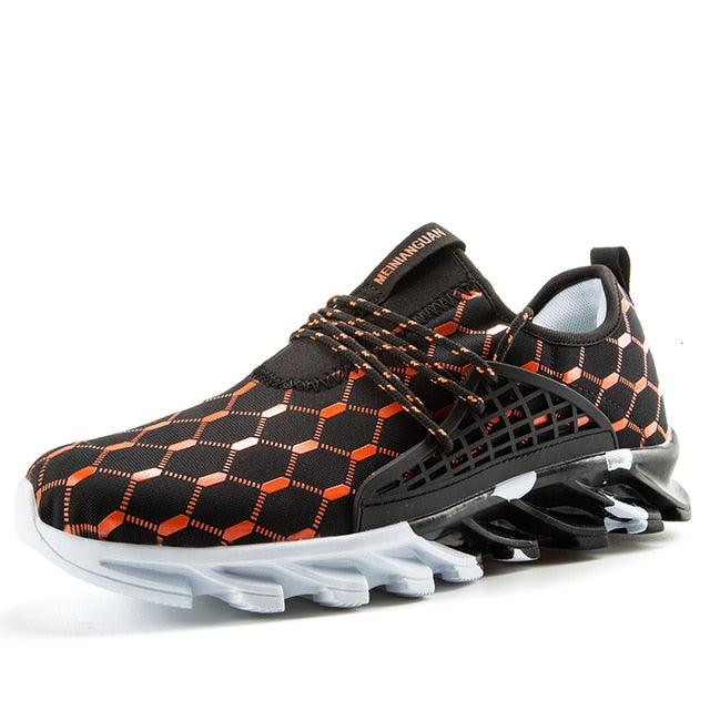 Mens Lightweight Breathable White Sneakers Casual Spring New Fashion Comfortable Walking Slip-On Sneakers Breathable Fashion Athletic Gym Casual Tennis Sneakers Modern Design Shoes