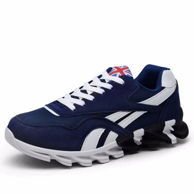 Mens Lightweight Breathable White Sneakers Casual Spring New Fashion Comfortable Walking Slip-On Sneakers Breathable Fashion Athletic Gym Casual Tennis Sneakers Modern Design Shoes