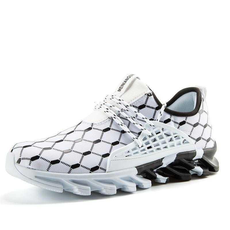 Mens Lightweight Breathable White Sneakers Casual Spring New Fashion Comfortable Walking Slip-On Sneakers Breathable Fashion Athletic Gym Casual Tennis Sneakers Modern Design Shoes