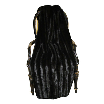 Fur Throw 'Black Mink'