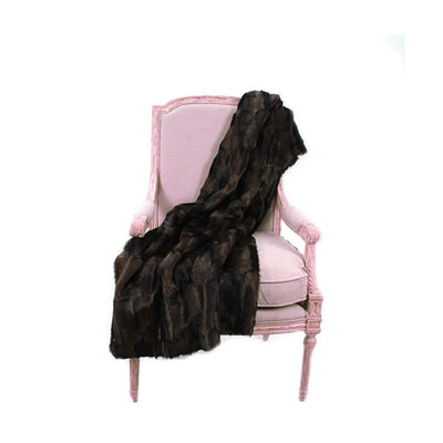 Fur Throw 'Mink Brown'