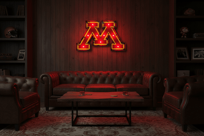 The University of Minnesota Gofer Lighted Recycled Metal Wall Decor