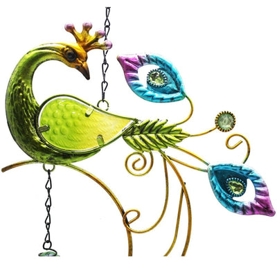 Mobile Hanging Wind Chimes Yard Garden Beauty Peacock Design Large Hanging Home Decor Pendant Outdoor Ornament For Home Garden Decoration Room Decor