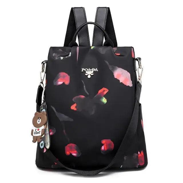 Modern Elegant Waterproof Women's Backpack Fashionable Anti-theft Women Backpacks Nice Print School Bag High Quality Large Capacity Backpack