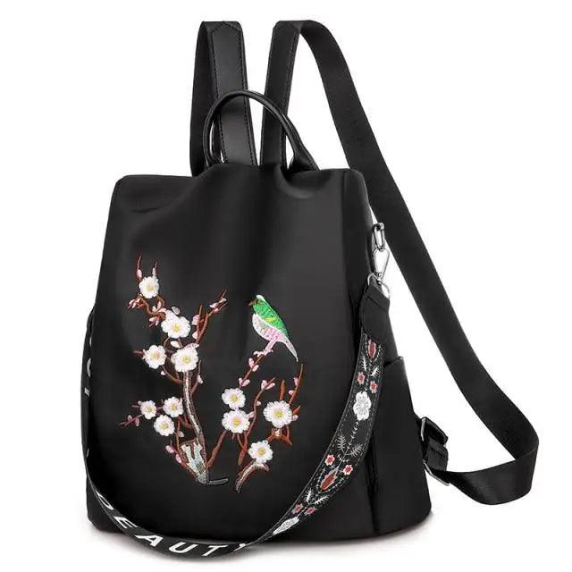 Modern Elegant Waterproof Women's Backpack Fashionable Anti-theft Women Backpacks Nice Print School Bag High Quality Large Capacity Backpack
