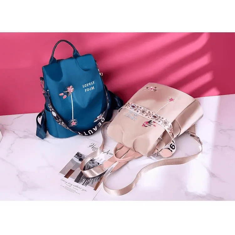 Modern Elegant Waterproof Women's Backpack Fashionable Anti-theft Women Backpacks Nice Print School Bag High Quality Large Capacity Backpack