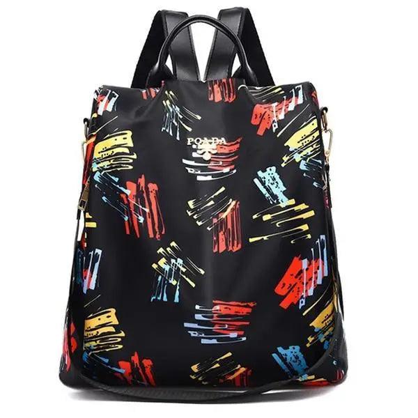 Modern Elegant Waterproof Women's Backpack Fashionable Anti-theft Women Backpacks Nice Print School Bag High Quality Large Capacity Backpack