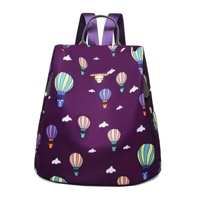 Modern Elegant Waterproof Women's Backpack Fashionable Anti-theft Women Backpacks Nice Print School Bag High Quality Large Capacity Backpack