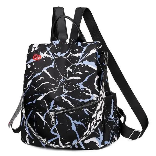 Modern Elegant Waterproof Women's Backpack Fashionable Anti-theft Women Backpacks Nice Print School Bag High Quality Large Capacity Backpack