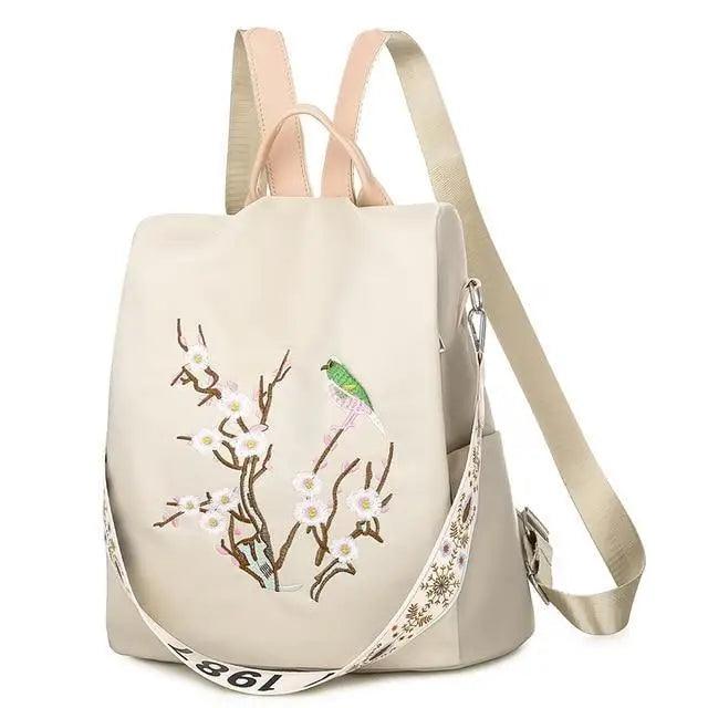 Modern Elegant Waterproof Women's Backpack Fashionable Anti-theft Women Backpacks Nice Print School Bag High Quality Large Capacity Backpack