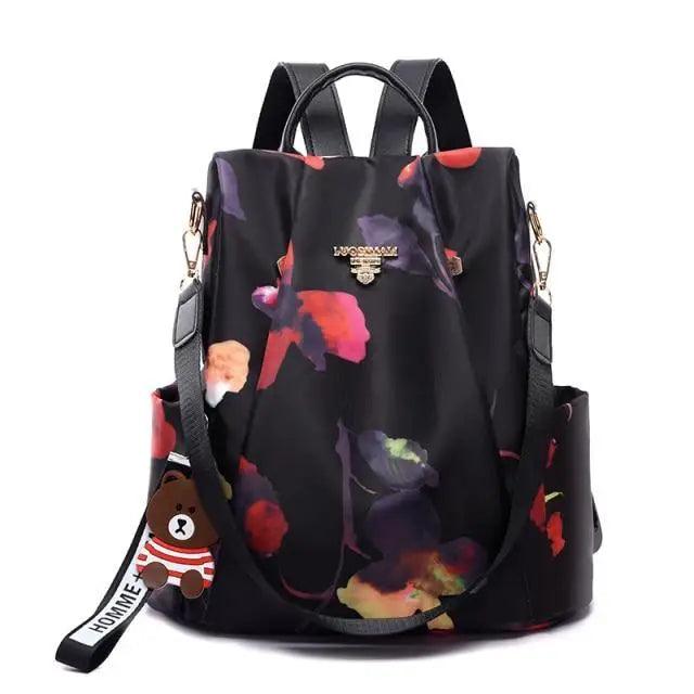 Modern Elegant Waterproof Women's Backpack Fashionable Anti-theft Women Backpacks Nice Print School Bag High Quality Large Capacity Backpack