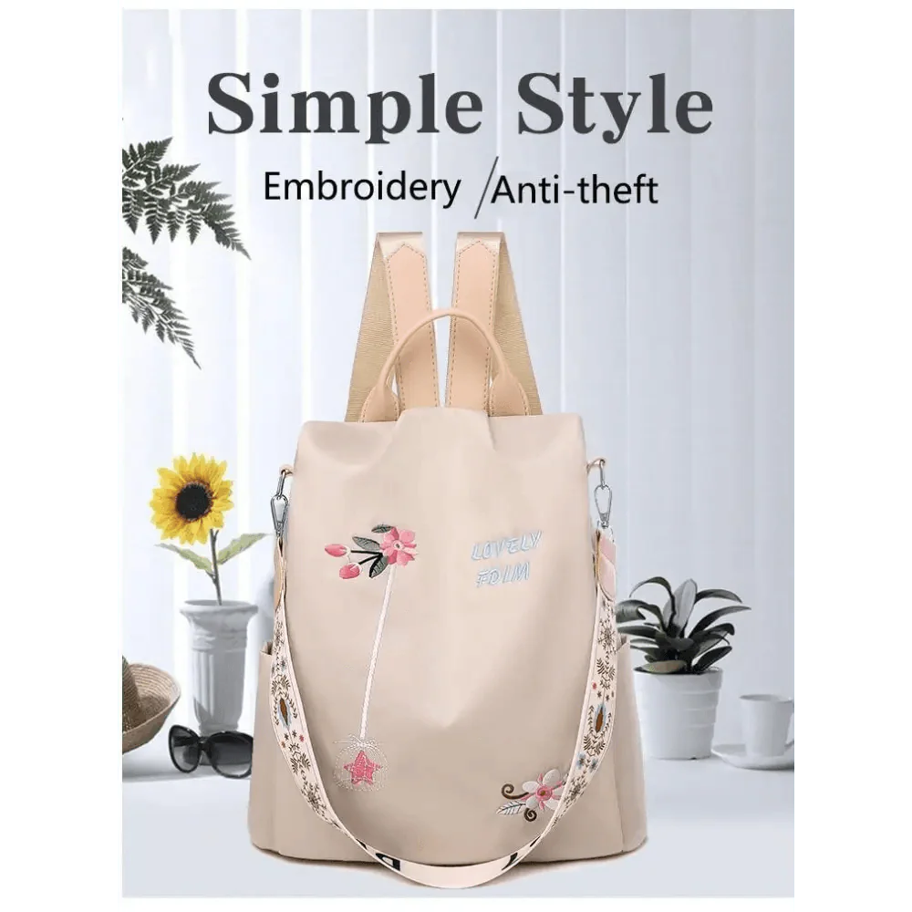 Modern Elegant Waterproof Women's Backpack Fashionable Anti-theft Women Backpacks Nice Print School Bag High Quality Large Capacity Backpack