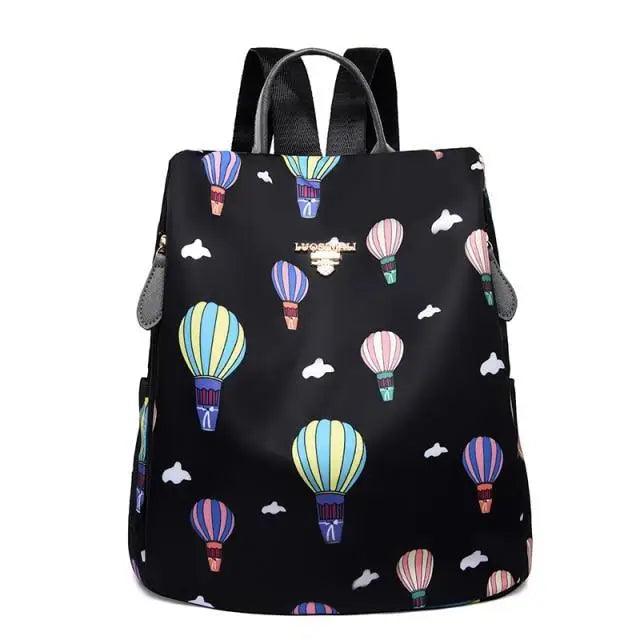Modern Elegant Waterproof Women's Backpack Fashionable Anti-theft Women Backpacks Nice Print School Bag High Quality Large Capacity Backpack