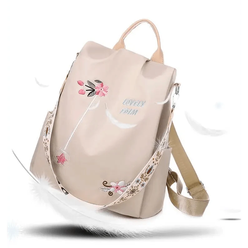 Modern Elegant Waterproof Women's Backpack Fashionable Anti-theft Women Backpacks Nice Print School Bag High Quality Large Capacity Backpack