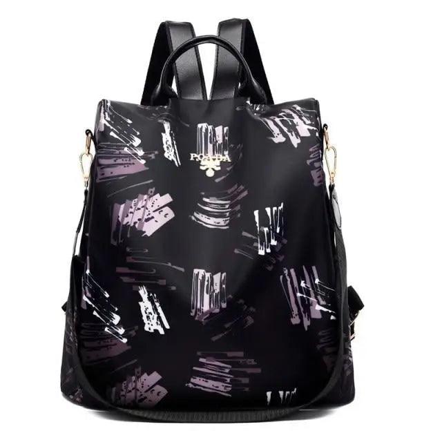 Modern Elegant Waterproof Women's Backpack Fashionable Anti-theft Women Backpacks Nice Print School Bag High Quality Large Capacity Backpack