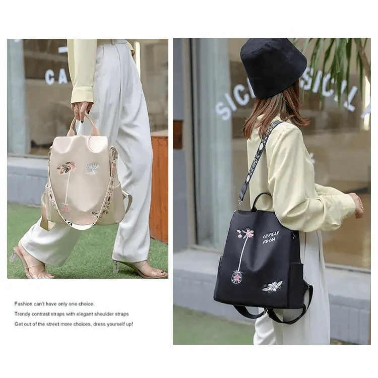 Modern Elegant Waterproof Women's Backpack Fashionable Anti-theft Women Backpacks Nice Print School Bag High Quality Large Capacity Backpack