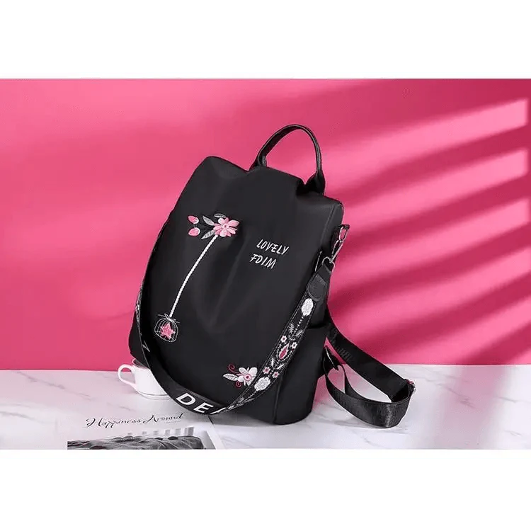 Modern Elegant Waterproof Women's Backpack Fashionable Anti-theft Women Backpacks Nice Print School Bag High Quality Large Capacity Backpack